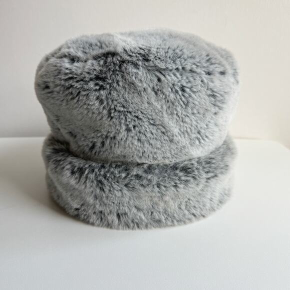 Vintage Peter Bettley Grey Faux Fur Russian Cossack Hat - Picture 2 of 6